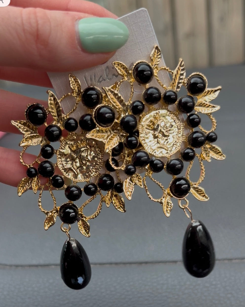 Pendientes Carmen Negro
