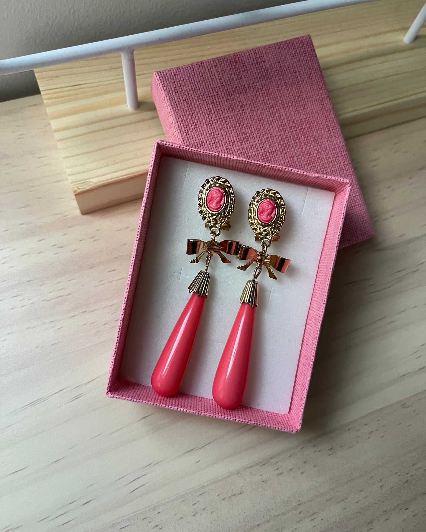 Pendientes Macarena Coral